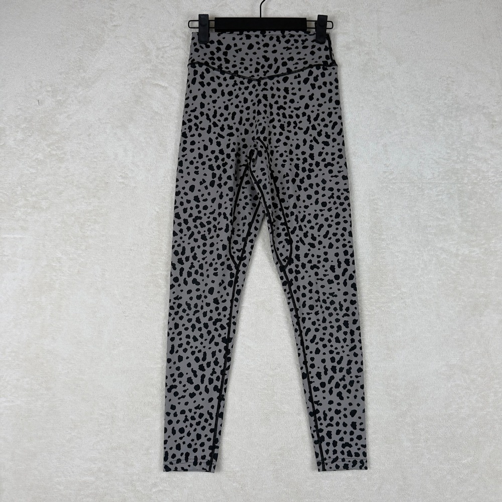 Balance Athletica Cloud Ascend Midnight Leopard Leggings Size S Athleisure Gym